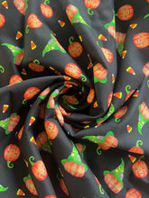 Load image into Gallery viewer, All Hallow's Eve Pumpkin Portraits Black Fabric by Jim Shore for Benartex