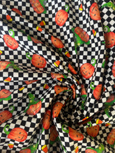 Load image into Gallery viewer, All Hallow's Eve Pumpkin Portraits Black/White Fabric by Jim Shore for Benartex
