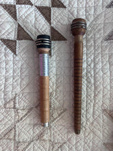 Load image into Gallery viewer, Vintage Wooden Spool circa 1960's Weaving Pirns