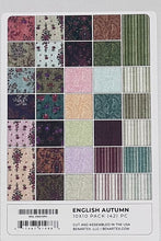 Load image into Gallery viewer, English Autumn Charm Pack 10" Jan Shore for Benartex