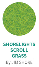 Load image into Gallery viewer, Halloween! All Hallow's Eve Scroll Green Fabric by Jim Shore for Benartex