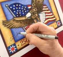 Load image into Gallery viewer, Signed limited edition Patriotic Print