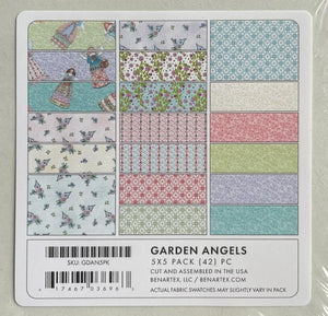 Garden Angels ~ Charm Pack 5" x 5"
