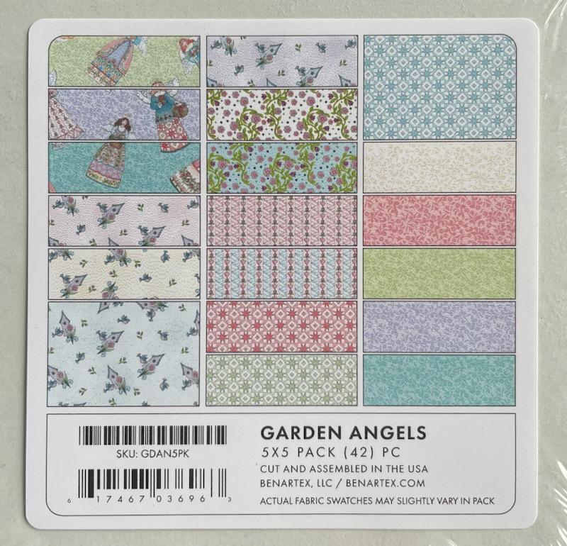 Garden Angels ~ Charm Pack 5