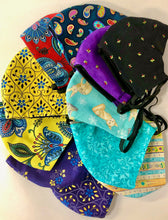 Load image into Gallery viewer, Fabric Face Mask - Turquoise