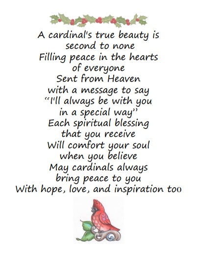 Spiritual Signs — CARING CARDINALS