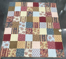 Load image into Gallery viewer, French Cottage Block Quilt Kit With Backing
