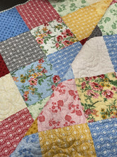 Load image into Gallery viewer, French Romance Block Quilt Kit With Backing