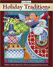 Load image into Gallery viewer, Holiday Traditions ~ NEW Signed Coloring Book by Jim Shore
