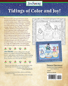 Holiday Traditions ~ NEW Signed Coloring Book by Jim Shore