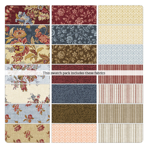 French Cottage ~ Charm Pack 10