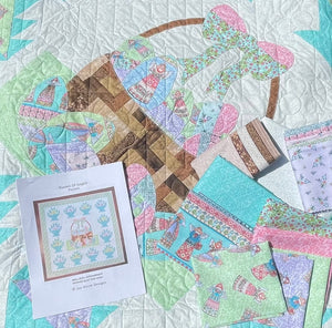 Raffle for Garden Angels Collection ~ Basket of Angels Quilt