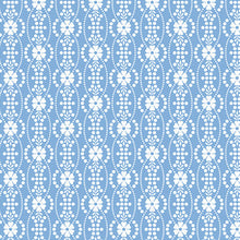 Load image into Gallery viewer, French Romance Octavia Blue Fabric by Jan Shore
