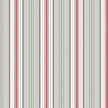 Load image into Gallery viewer, French Romance Simone Stripe Pink/Grey Fabric by Jan Shore
