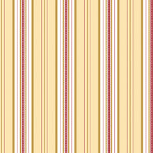 Load image into Gallery viewer, French Romance Simone Stripe Yellow/Red Fabric by Jan Shore
