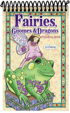Load image into Gallery viewer, Fairies, Gnomes, &amp; Dragons ~ Coloring Book Signed by Jim Shore
