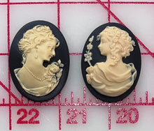 Load image into Gallery viewer, Set of 2 Victorian Style Cameos
