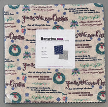 Load image into Gallery viewer, The Night Before Christmas Charm pack 10&quot; Fabric by Jim Shore
