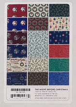 Load image into Gallery viewer, The Night Before Christmas Charm pack 10&quot; Fabric by Jim Shore
