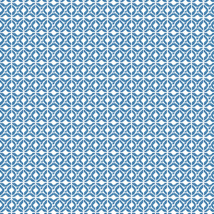 Bluesette Tile Geo Blue/ White ~ Fabric By The Yard / Half Yard/ Fat Quarter