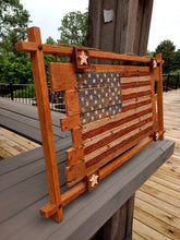 Load image into Gallery viewer, Framed In Glory ~ Wooden Flag
