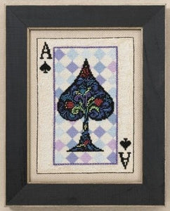 Cross Stitch Kit ~ Ace Playing Card