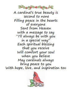 Caring Cardinal ~ Sketch Art Print