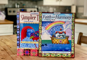 Faith & Harmony ~ Signed Coloring Book by Jim Shore