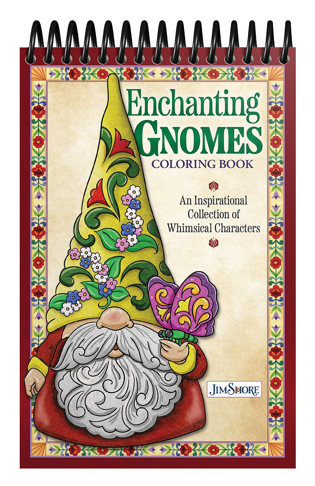 Enchanting Gnomes ~ Coloring Book Signed by Jim Shore