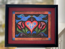Load image into Gallery viewer, Love Birds ~ Finished Painting Print
