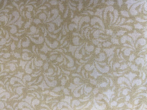 Nordic Noel Scroll Butter  ~ Fabric By The Yard / Half Yard/ Fat Quarter