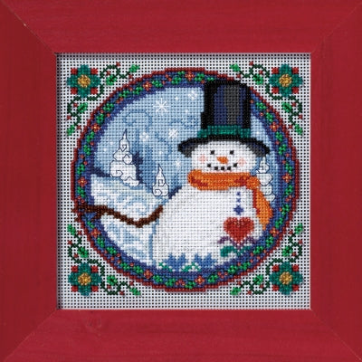 Cross Stitch Kit ~ Southern Snowman