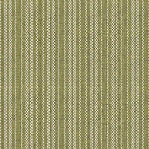English Autumn Stripe Green ~ Fabric By The Yard / Half Yard/ Fat Quarter